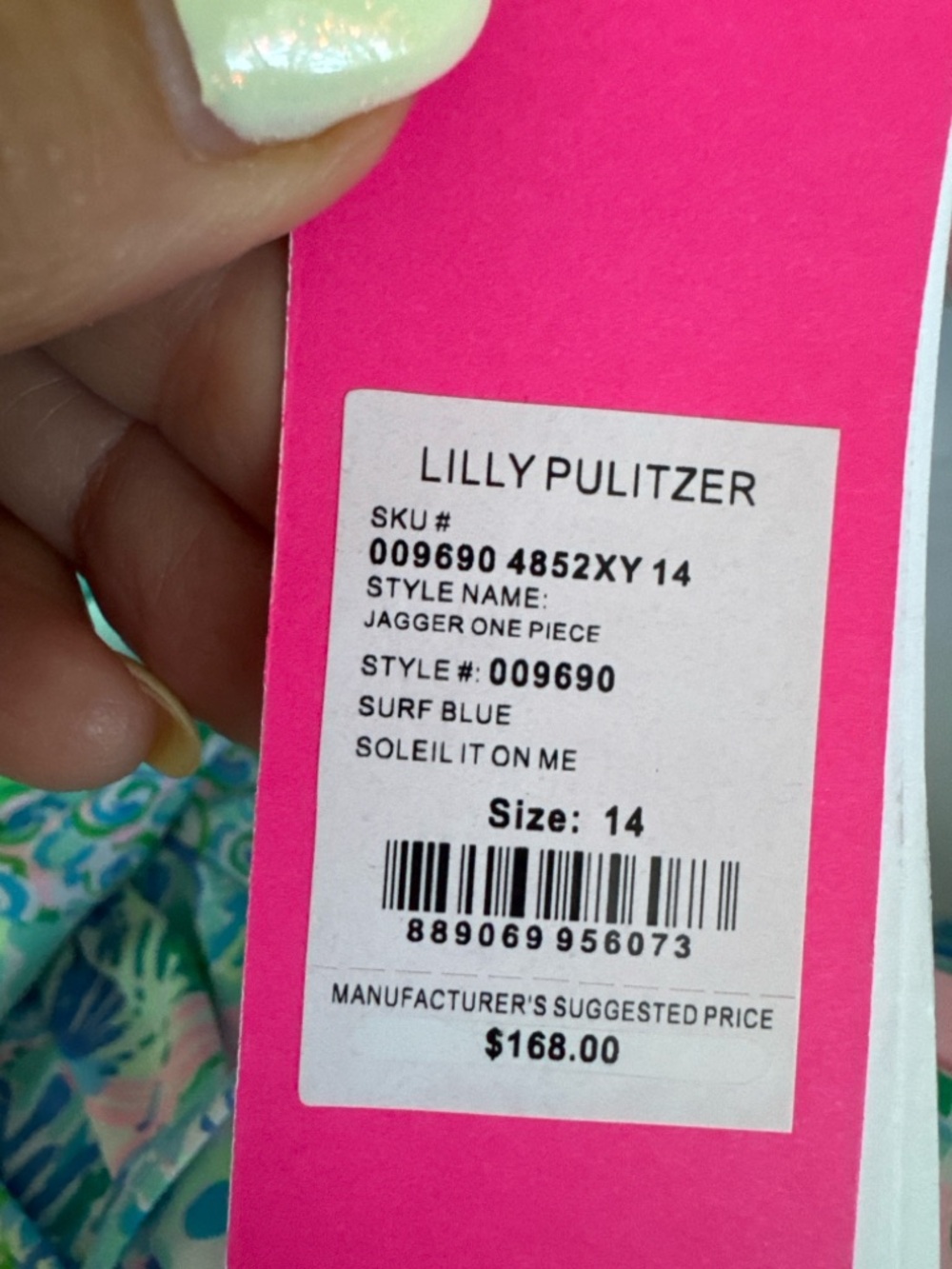 🌺 Lilly Pulitzer Jagger One Piece Swimsuit – Soleil It On Me - Picture 6 of 8